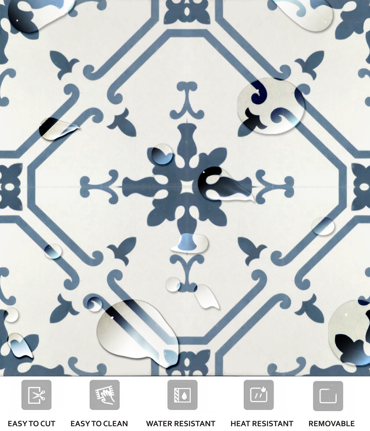 Prescott Sea Peel & Stick Tile