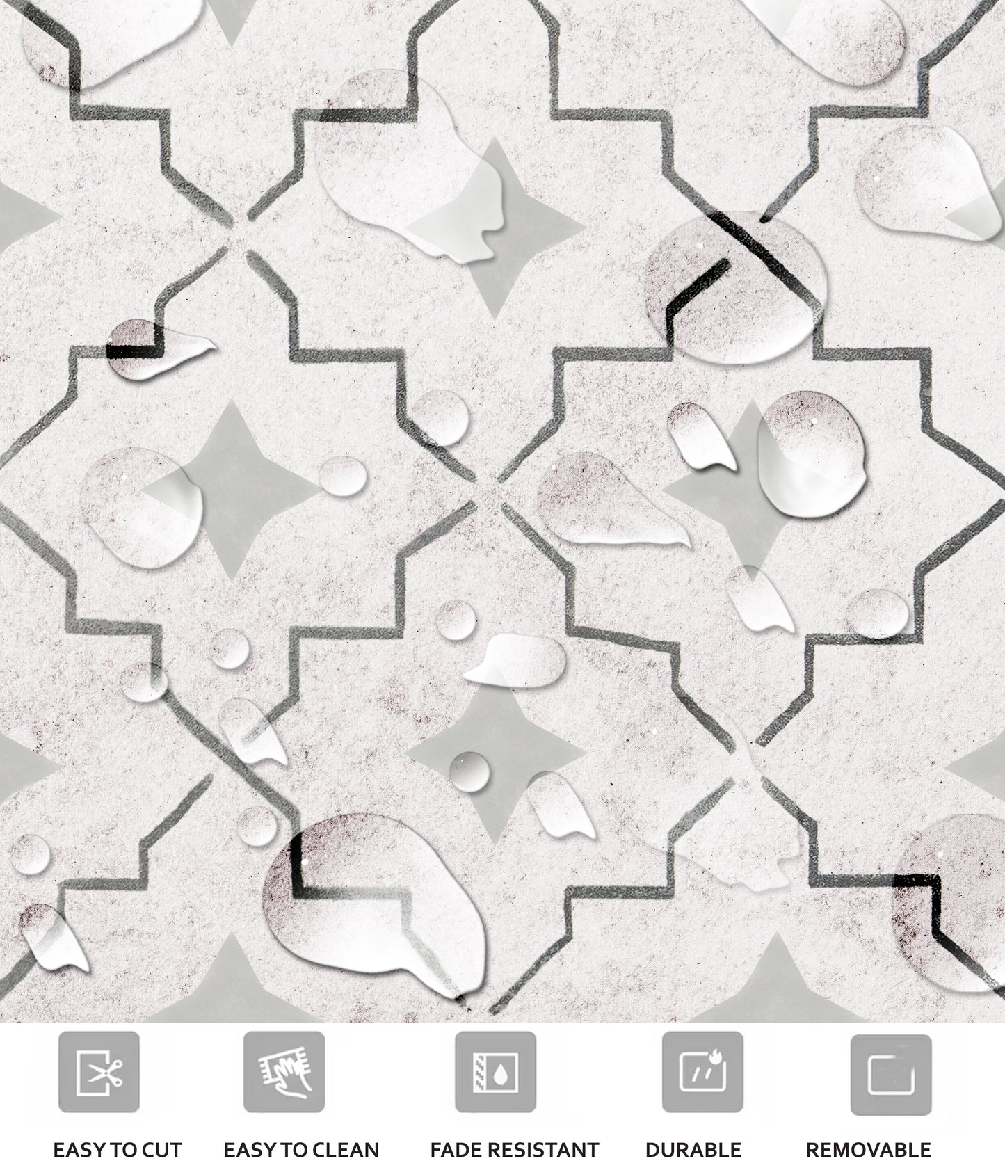 Cannes Light Peel & Stick Anti Slip Flooring