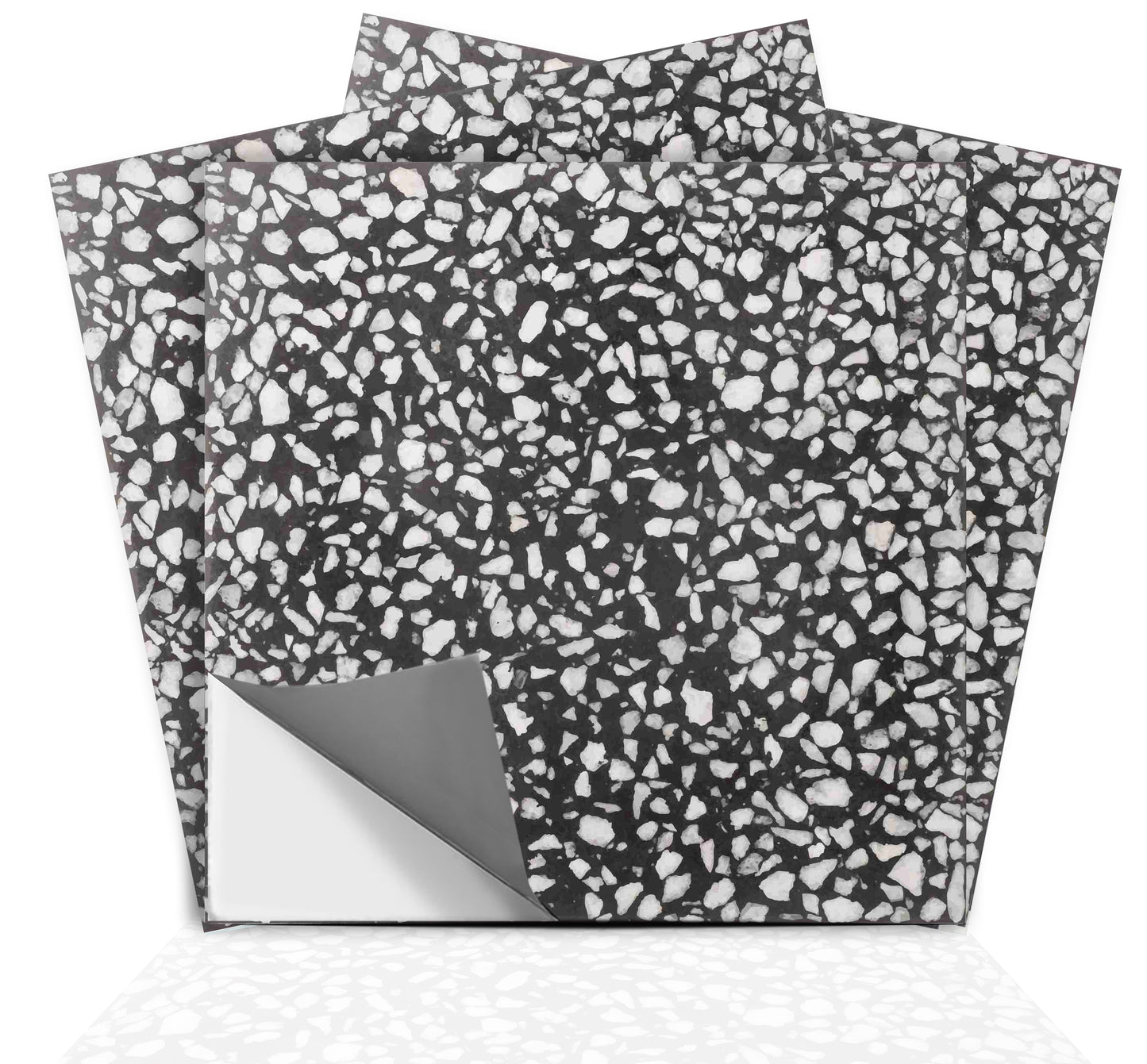 Terrazzo Black Peel & Stick Tile