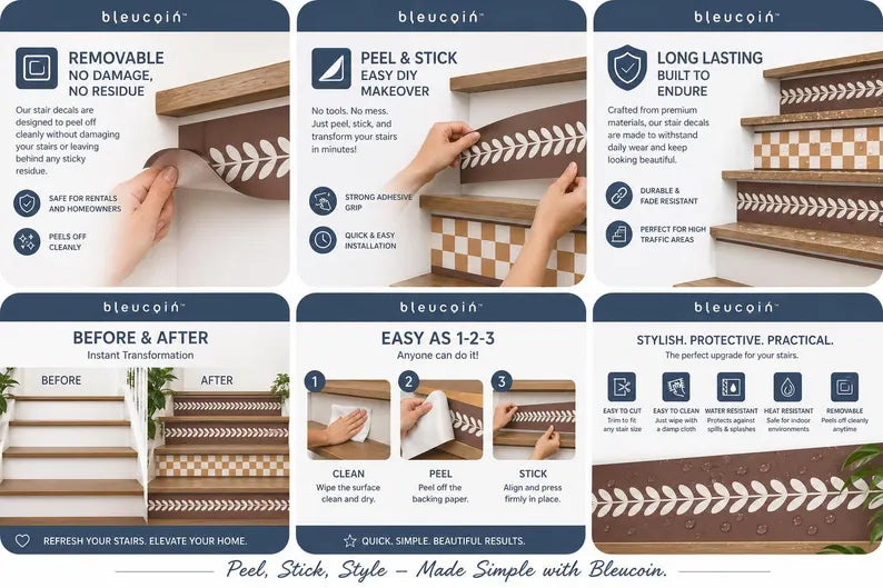 Kumbalgar Peel & Stick Stair Strip