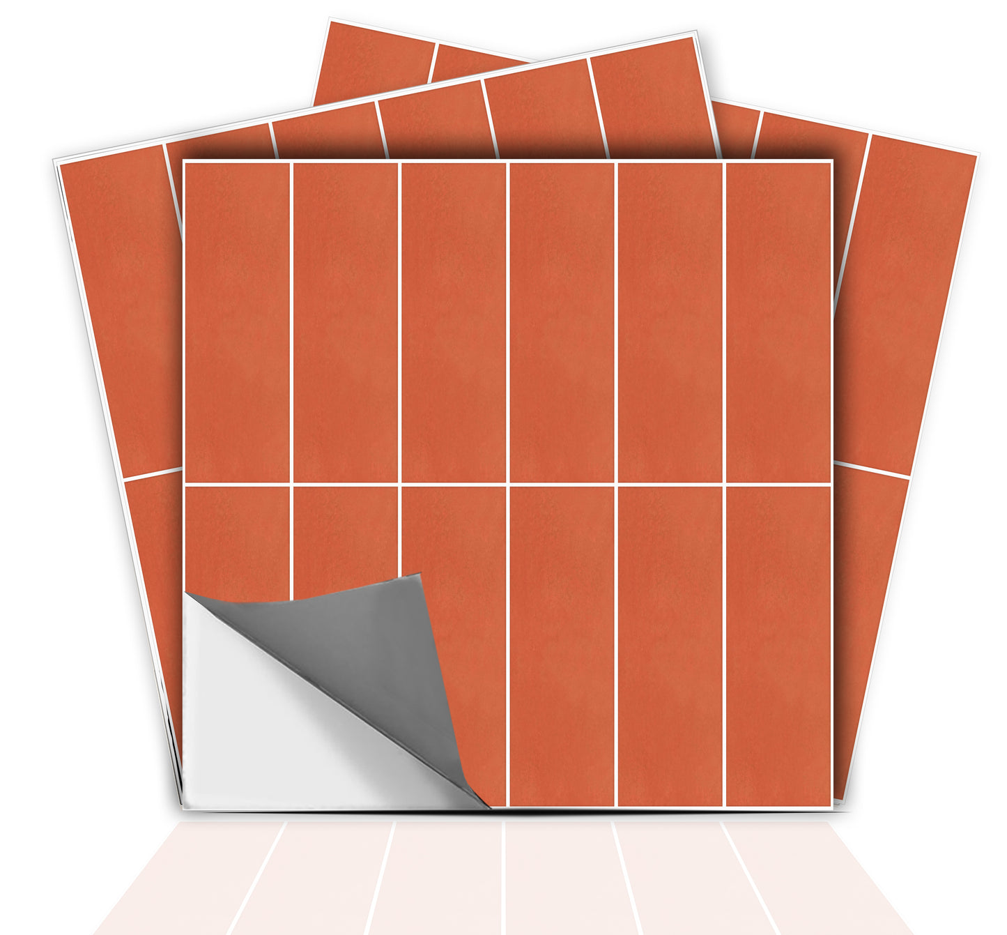 Ginger Subway Peel & Stick Tile