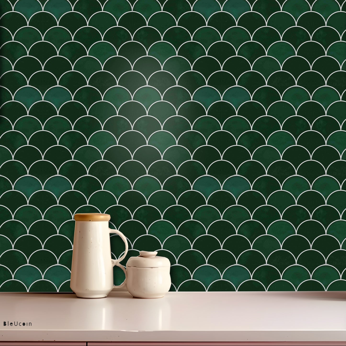 Scallop Jade Peel & Stick Tile