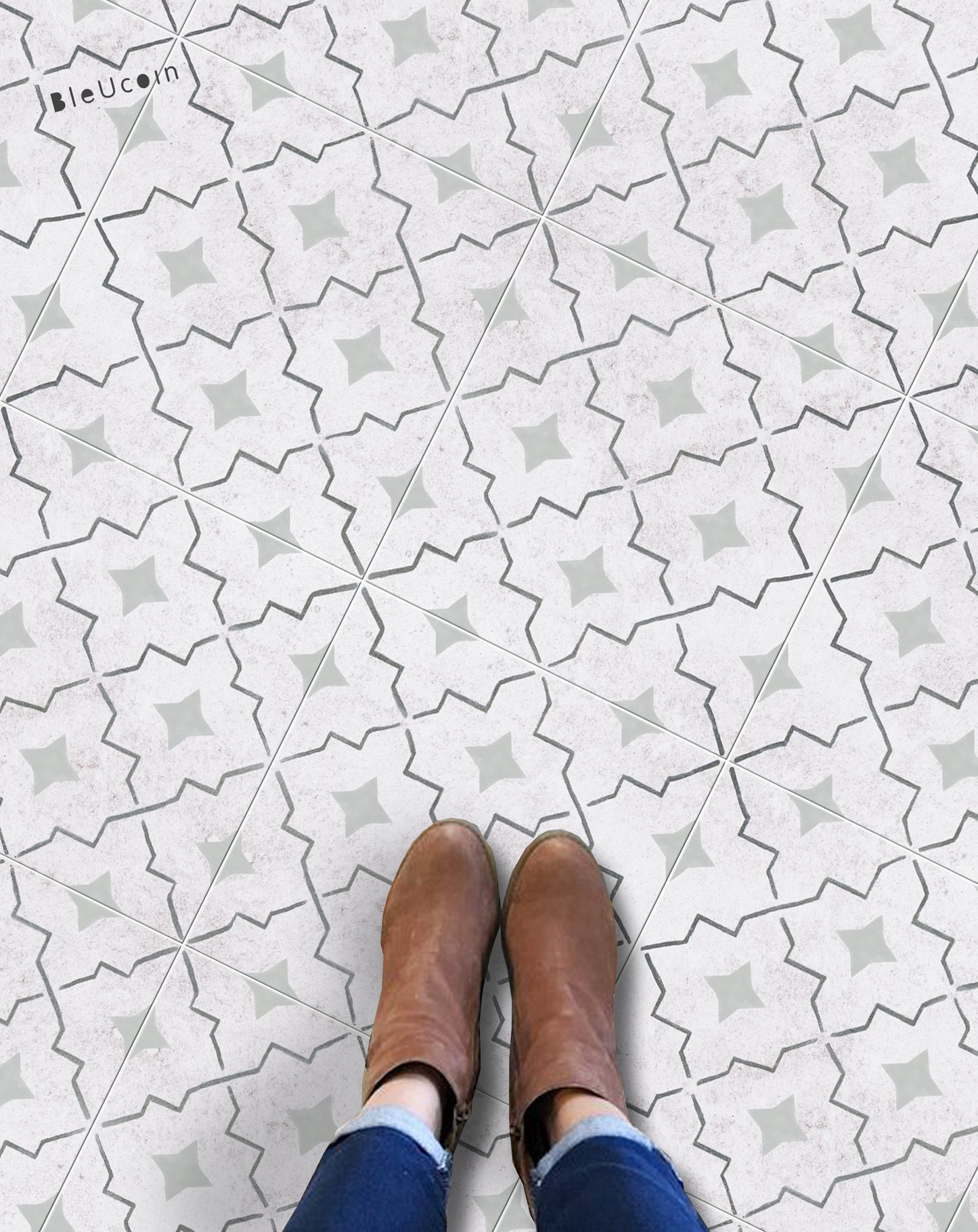 Cannes Light  Peel & Stick Anti Slip Flooring