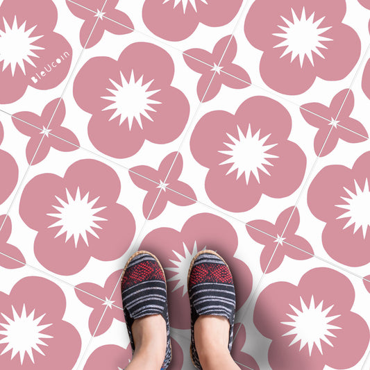 Sakura Rose Peel & Stick Anti Slip Flooring
