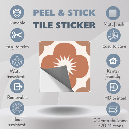 Sakura Terracotta Peel & Stick Tile