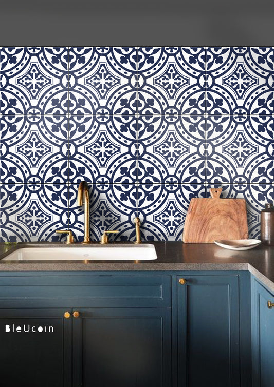 Loures Blue Peel & Stick Tile