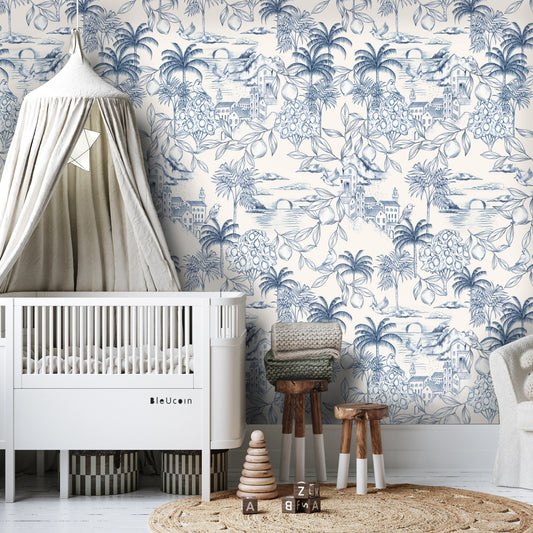Marseilles Toile Peel & Stick Wallpaper