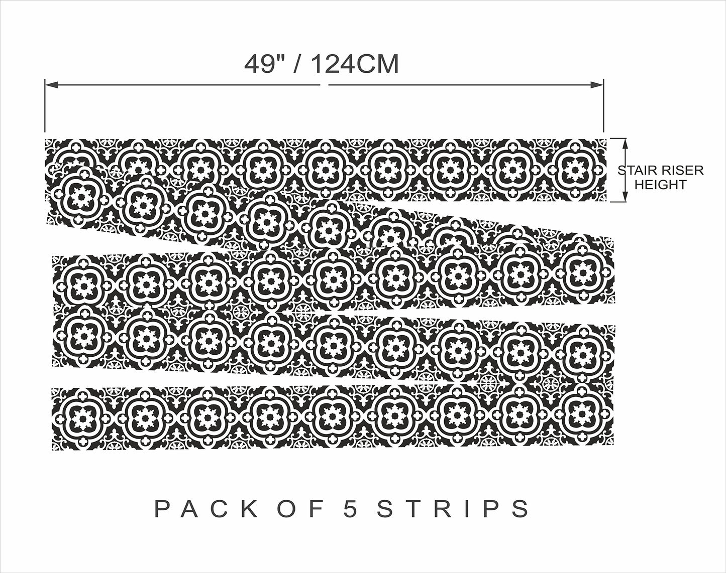 Panama Peel & Stick Stair Strip