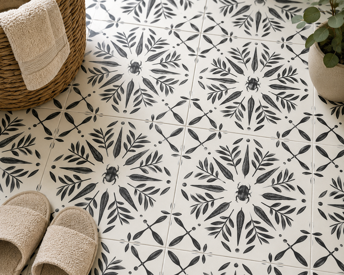 Scarab Rosette  Peel & Stick Tile
