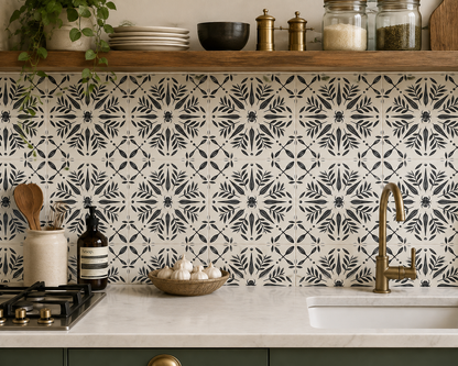 Scarab Rosette  Peel & Stick Tile