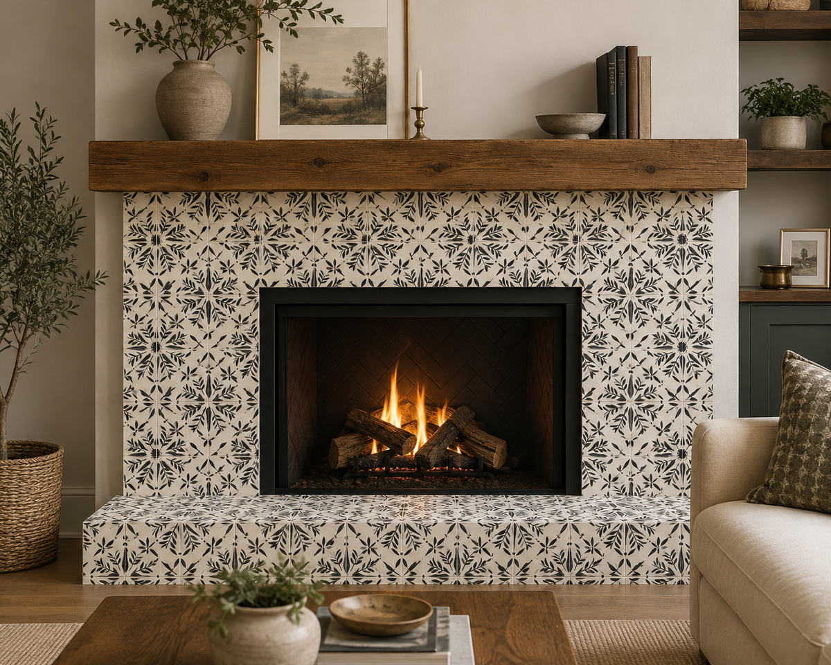 Scarab Rosette  Peel & Stick Tile
