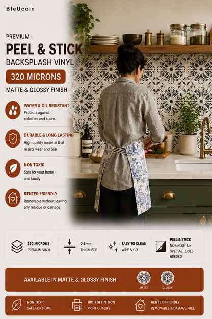 Scarab Rosette  Peel & Stick Tile