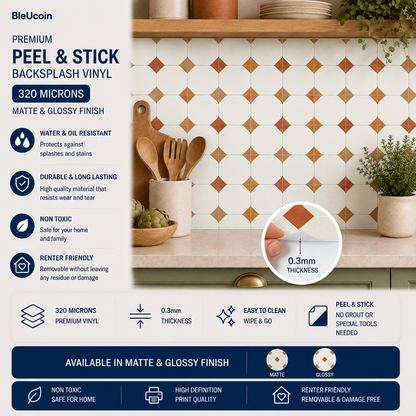 Warsaw Terracotta  Peel & Stick Tile