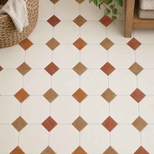 Warsaw Terracotta  Peel & Stick Anti Slip Flooring