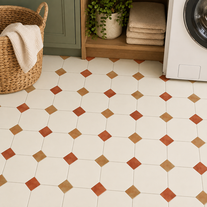 Warsaw Terracotta  Peel & Stick Anti Slip Flooring
