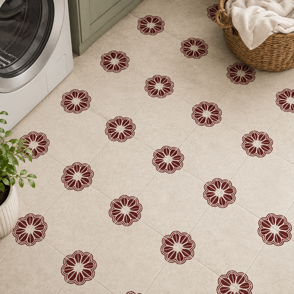 Jaipur Sangria Peel & Stick Anti Slip Flooring