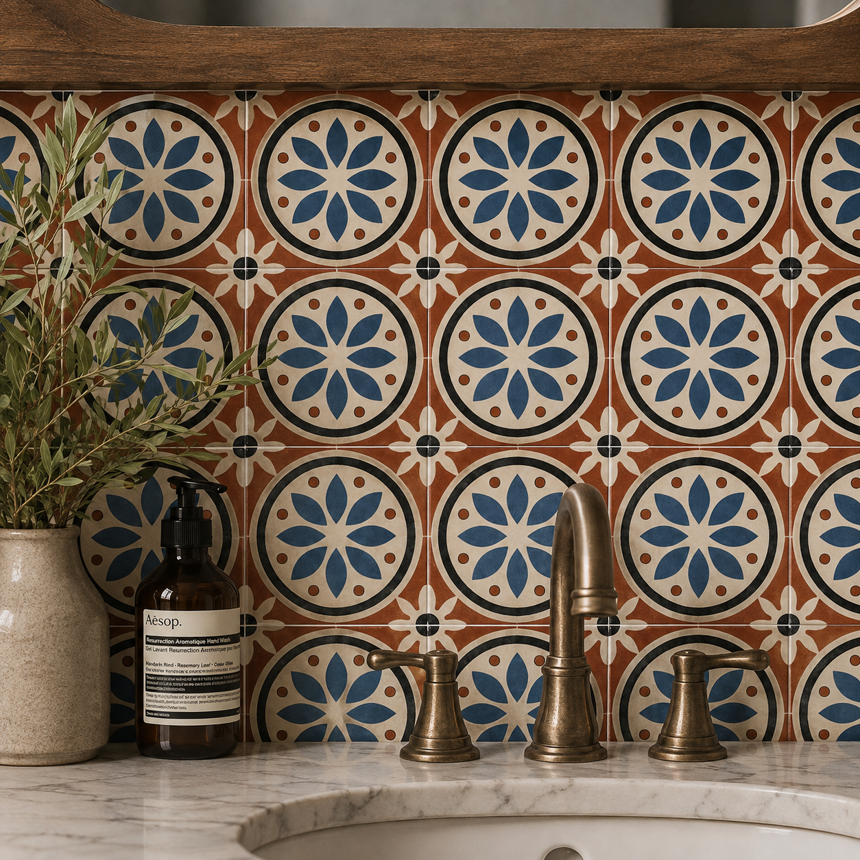 Athangudi Vol 2 Peel & Stick Tile
