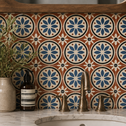 Athangudi Vol 2 Peel & Stick Tile