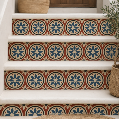 Athangudi Vol 2  Peel & Stick Stair Strip