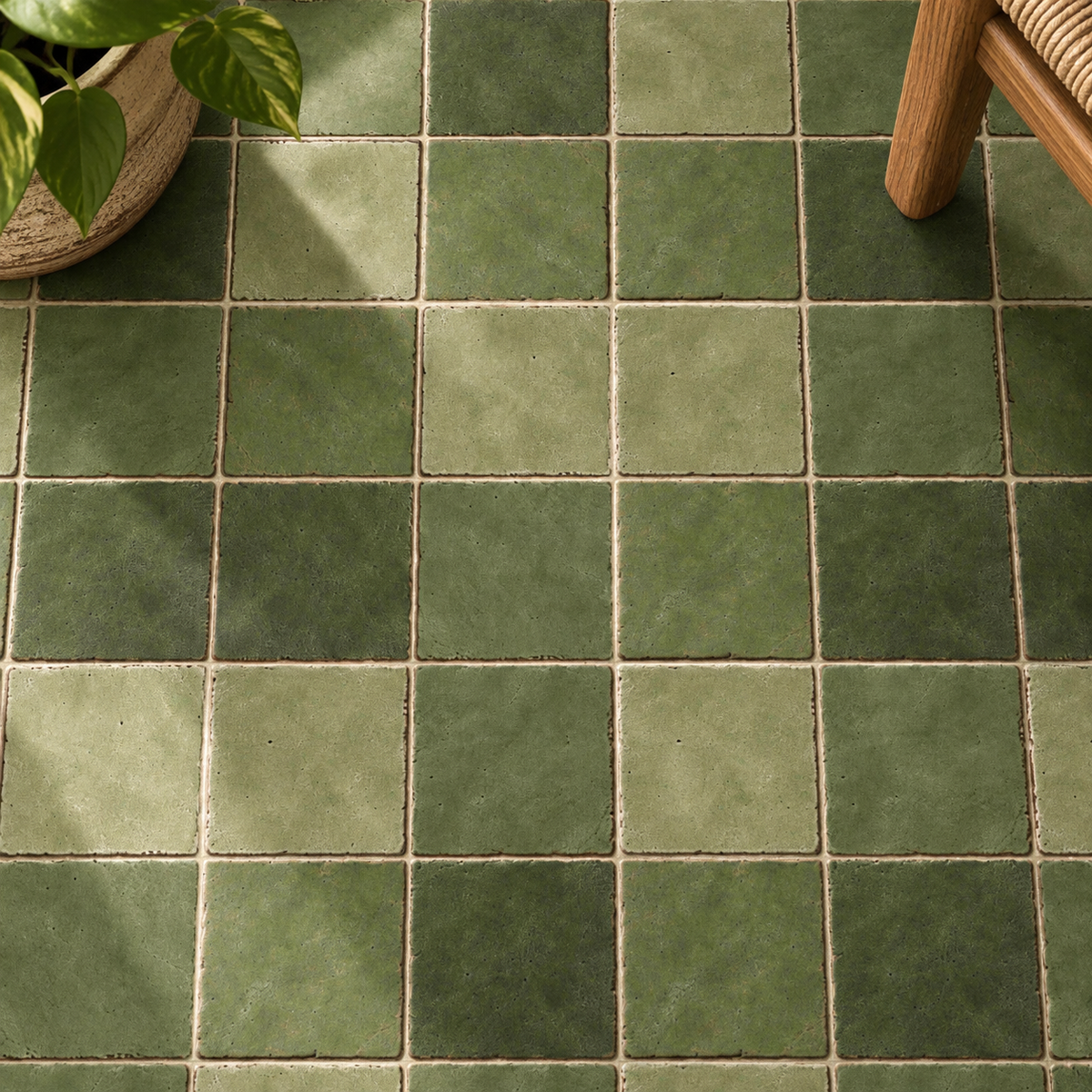 Rabat Sage Peel & Stick Anti Slip Flooring