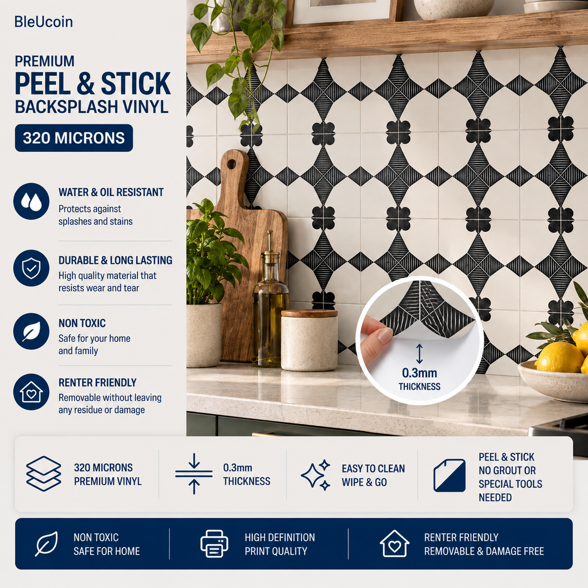 Kol Peel & Stick Tile