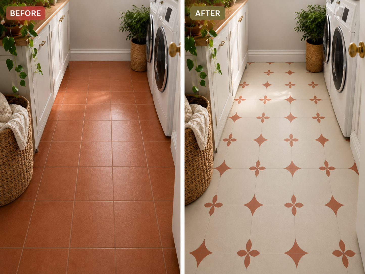 Marsala Peel & Stick Anti Slip Flooring