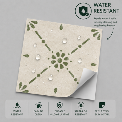 Nottingham Sage Peel & Stick Anti Slip Flooring
