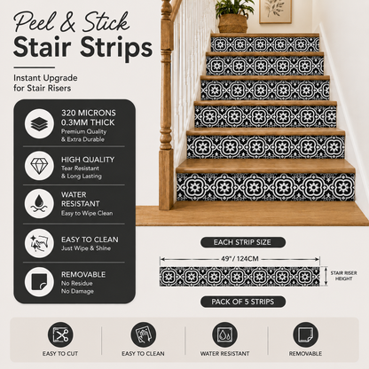 Panama Peel & Stick Stair Strip