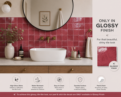 Souk Rose Peel & Stick Tile ( Glossy )
