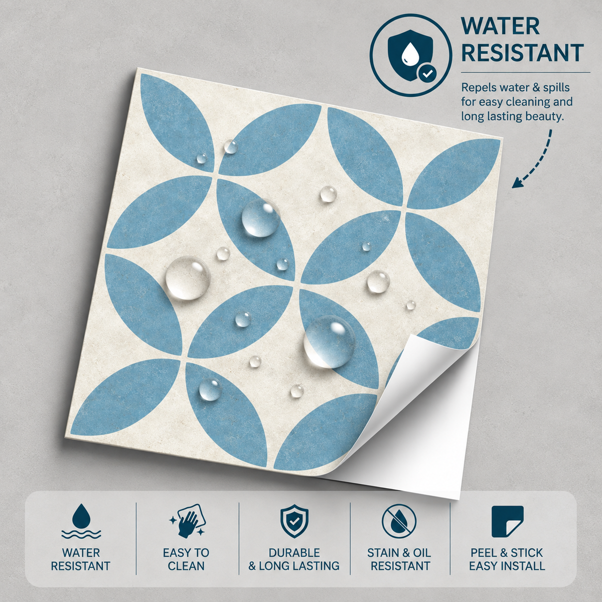 Barcelona Teapot Peel & Stick Tile