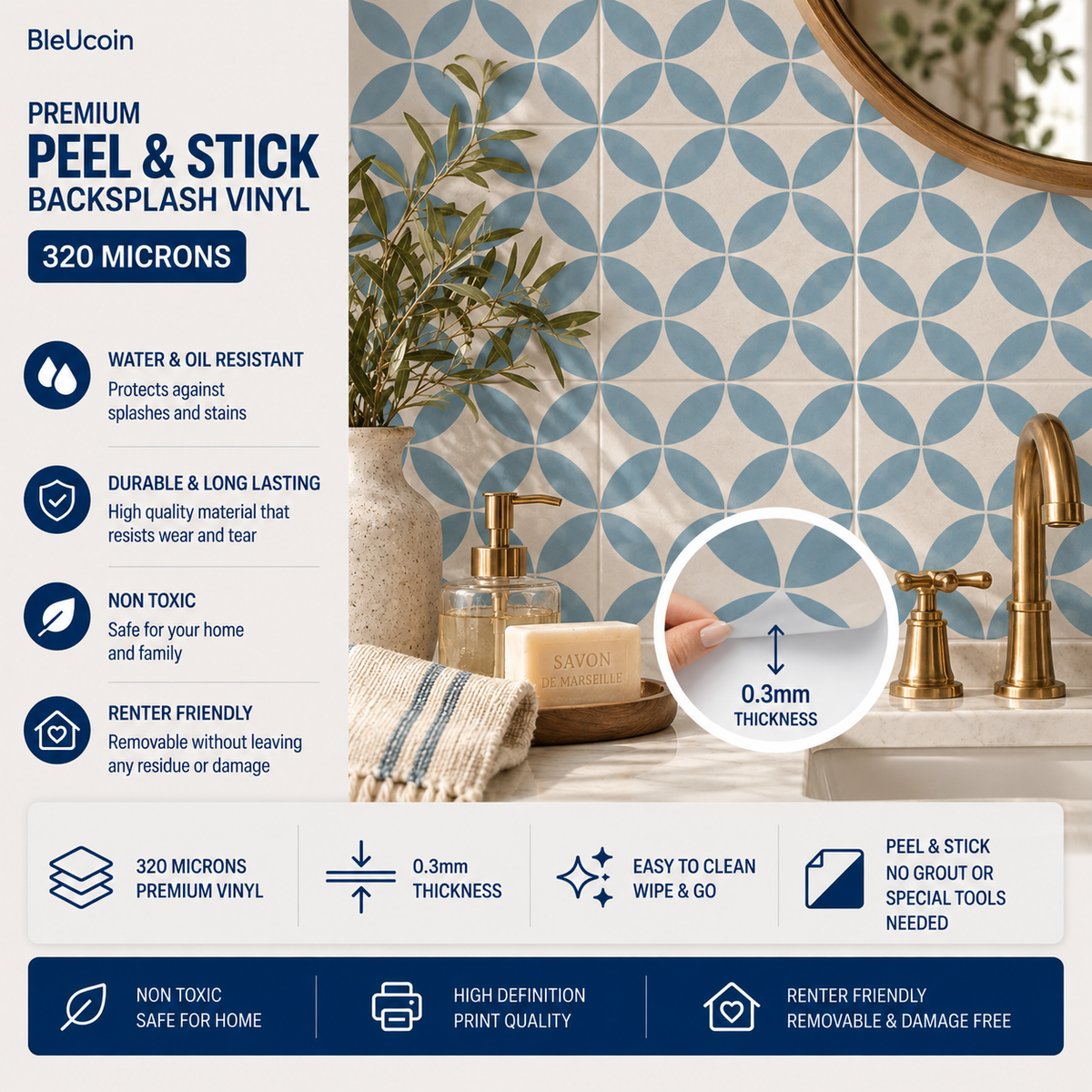 Barcelona Teapot Peel & Stick Tile