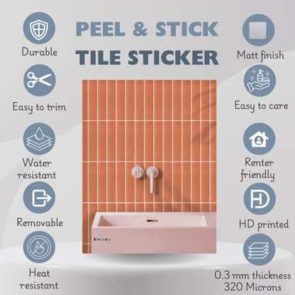 Ginger Subway  Peel & Stick Tile