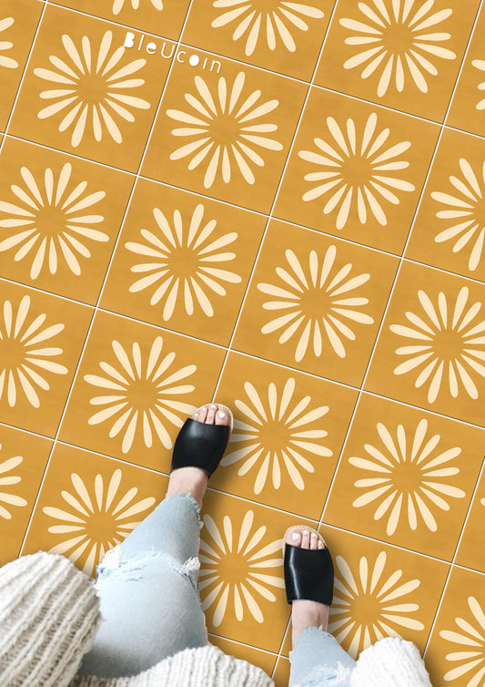 Pithora Ochre Peel & Stick Anti Slip Flooring