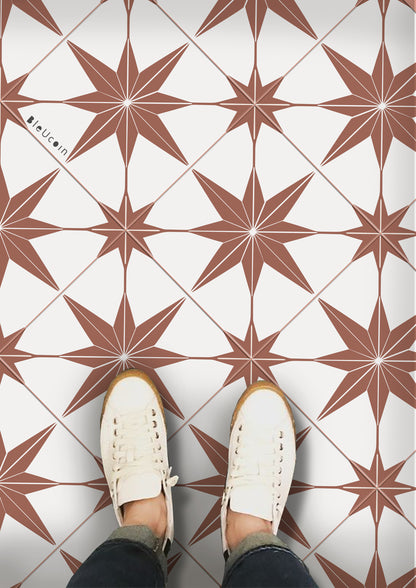 Positano Rust  Peel & Stick Anti Slip Flooring