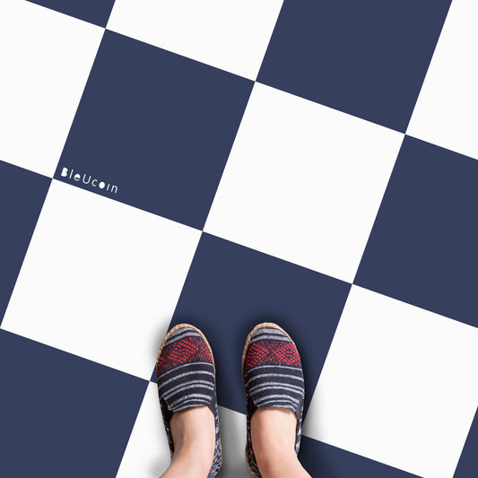 Future Dusk & off White Checker Anti Slip Flooring