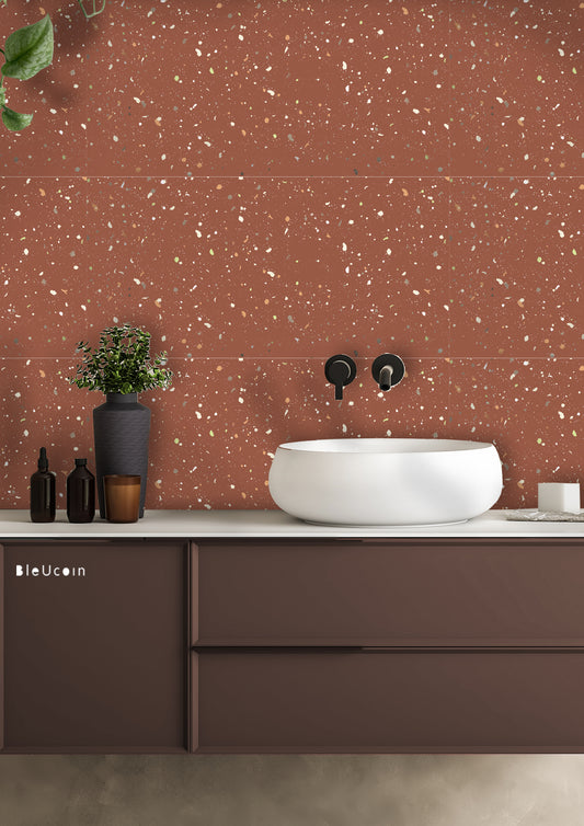 Terrazzo Terracotta  Peel & Stick Tile