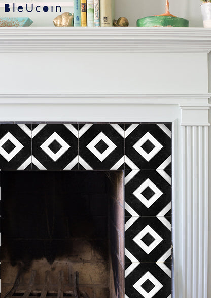 Prague Black Peel & Stick Tile