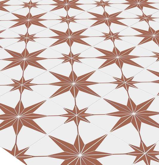 Positano Rust  Peel & Stick Anti Slip Flooring