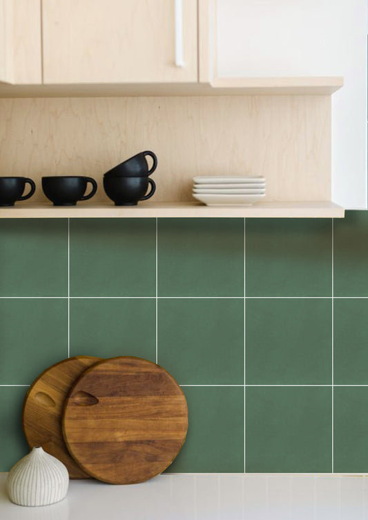Cottage Green Plain  Peel & Stick Tile