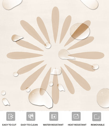 Pithora Beige Peel & Stick Anti Slip Flooring