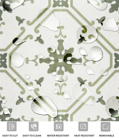 Prescott Olive Peel & Stick Tile (C