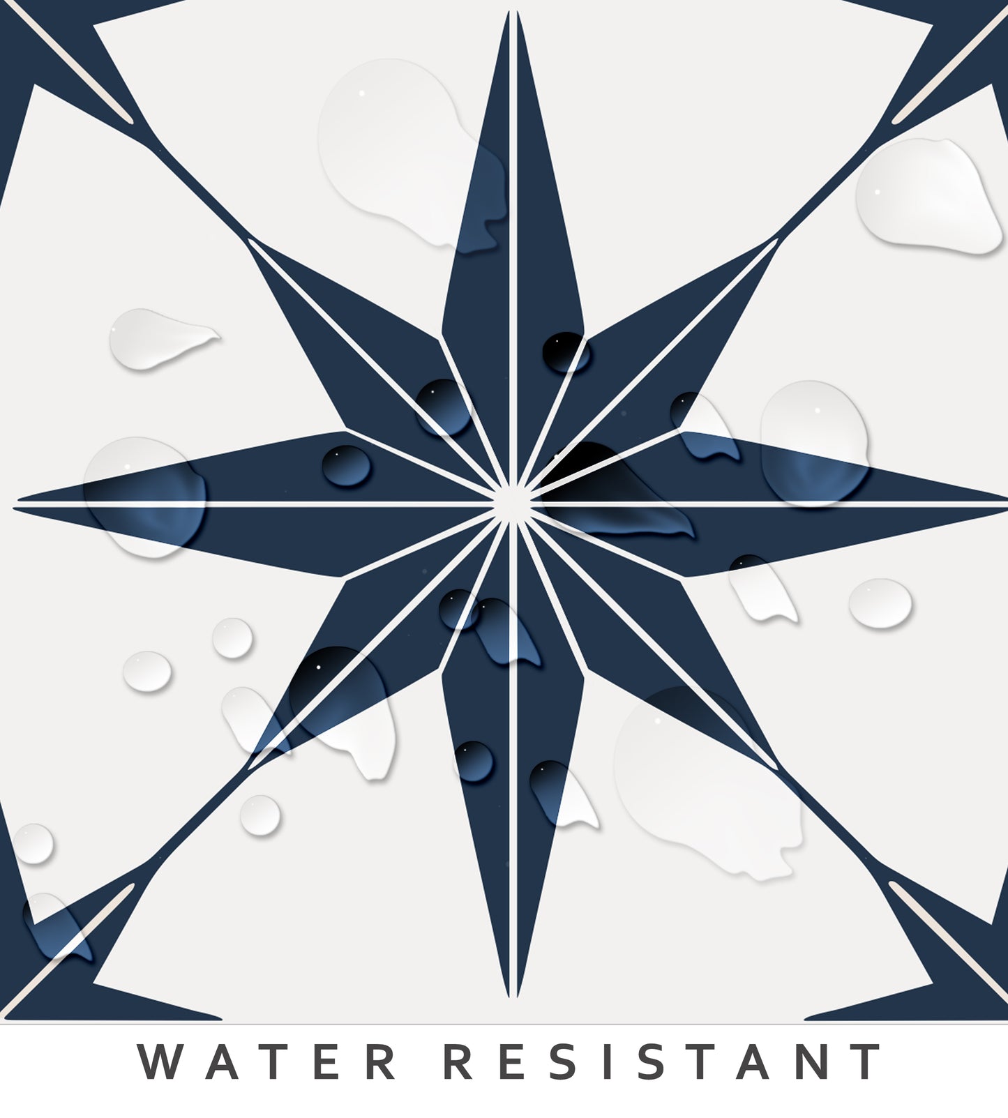 Positano Navy  Peel & Stick Anti Slip Flooring
