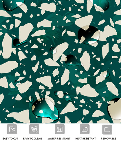 Terrazzo fern Peel & Stick Tile