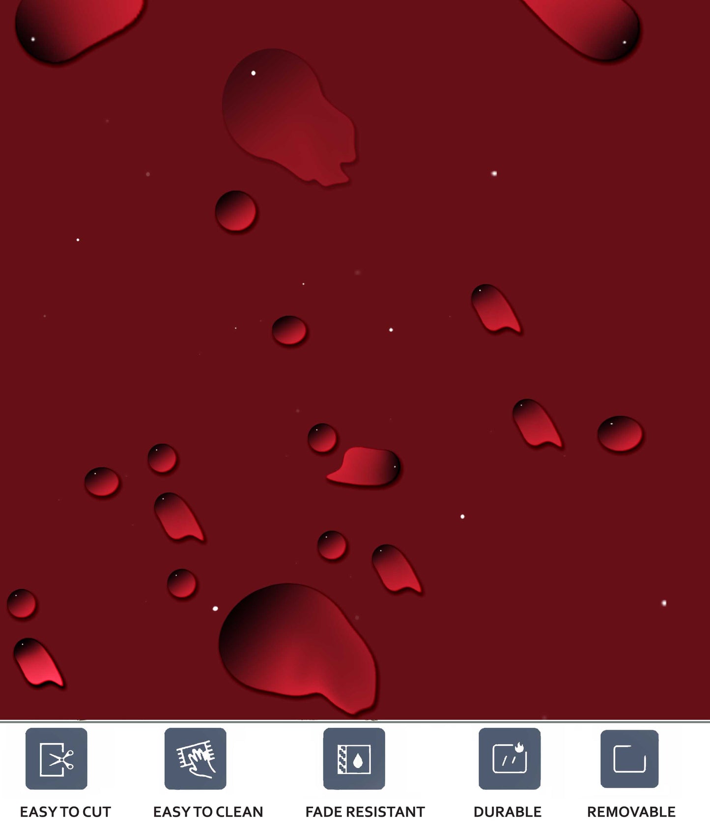 Sangria Solid Peel & Stick Tile