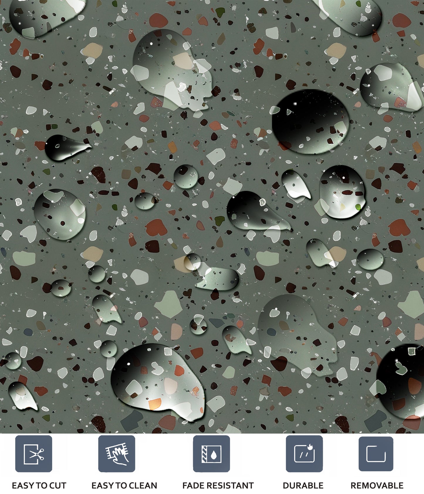 Oxford Terrazzo Peel & Stick Tile