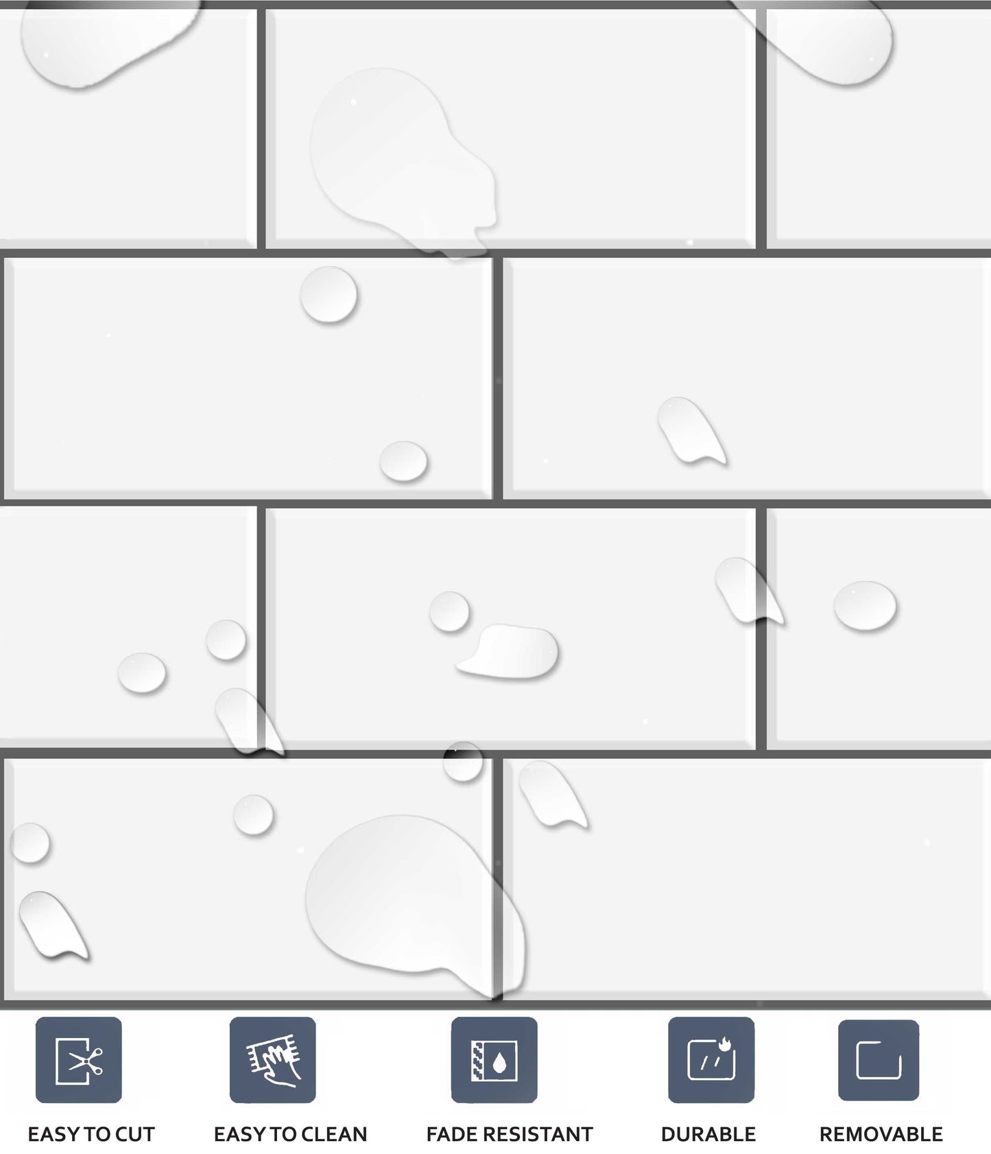OffWhite Subway   Peel & Stick Tile