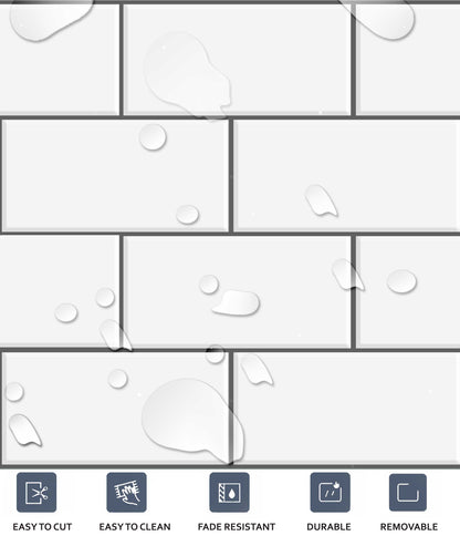OffWhite Subway   Peel & Stick Tile