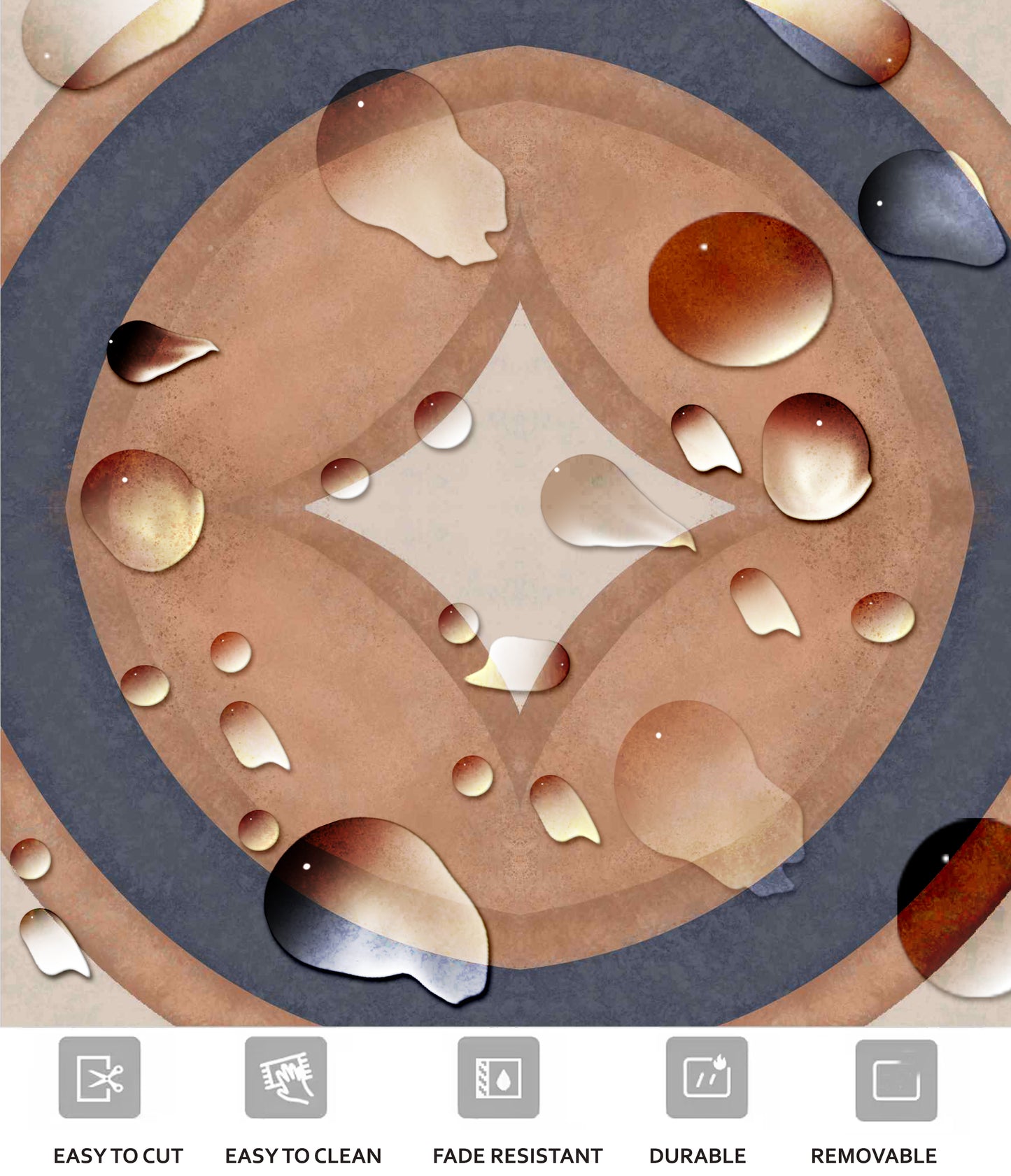 Capetown Rust Peel & Stick Tile