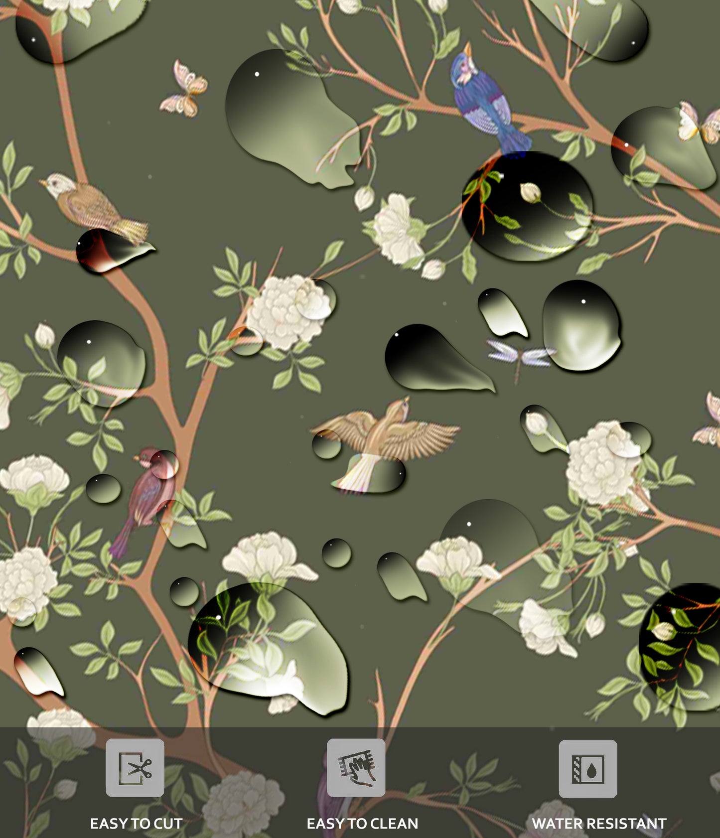 Chinoiserie Peel & Stick Wallpaper