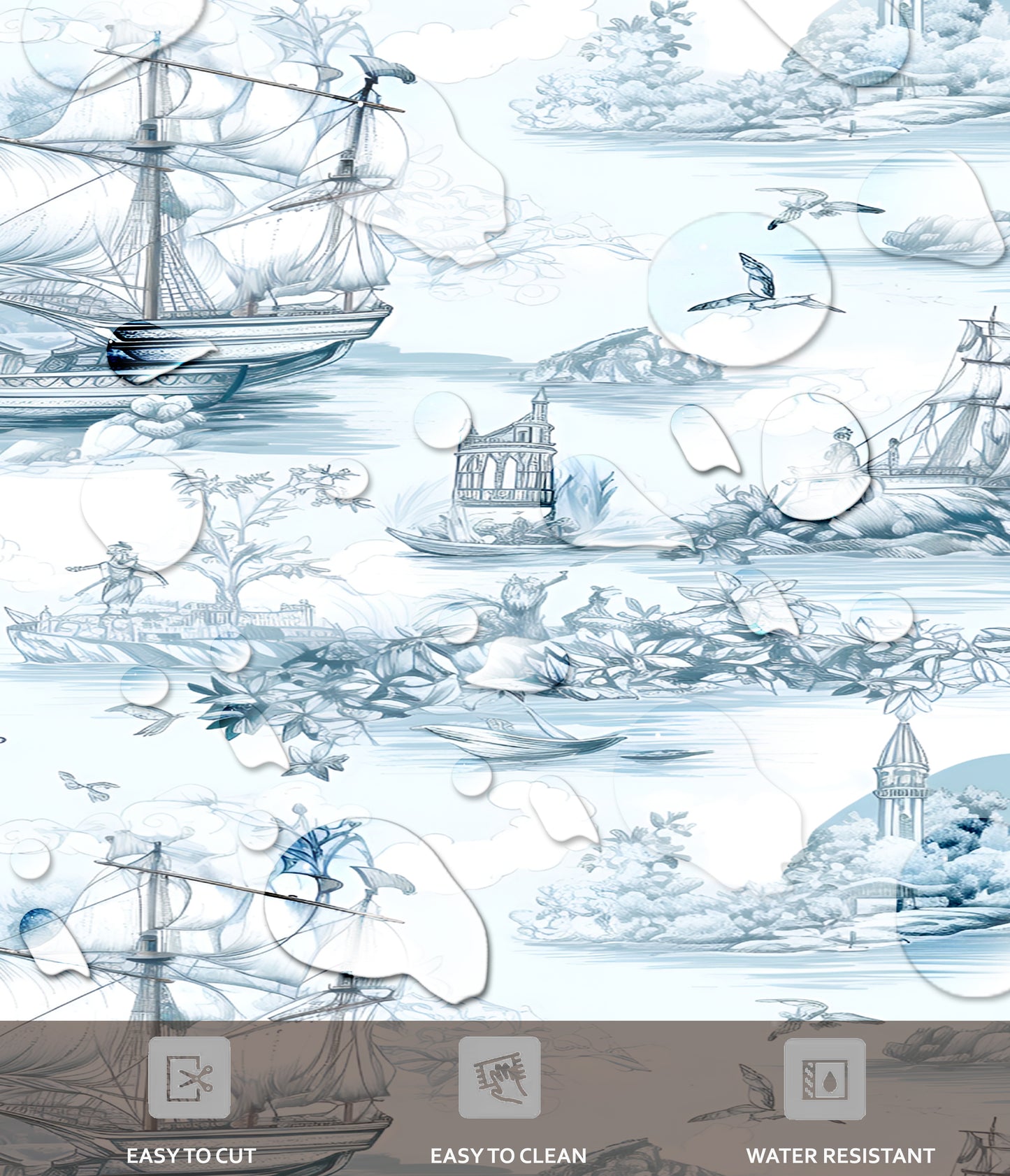 French Toiles Peel & Stick Wallpaper